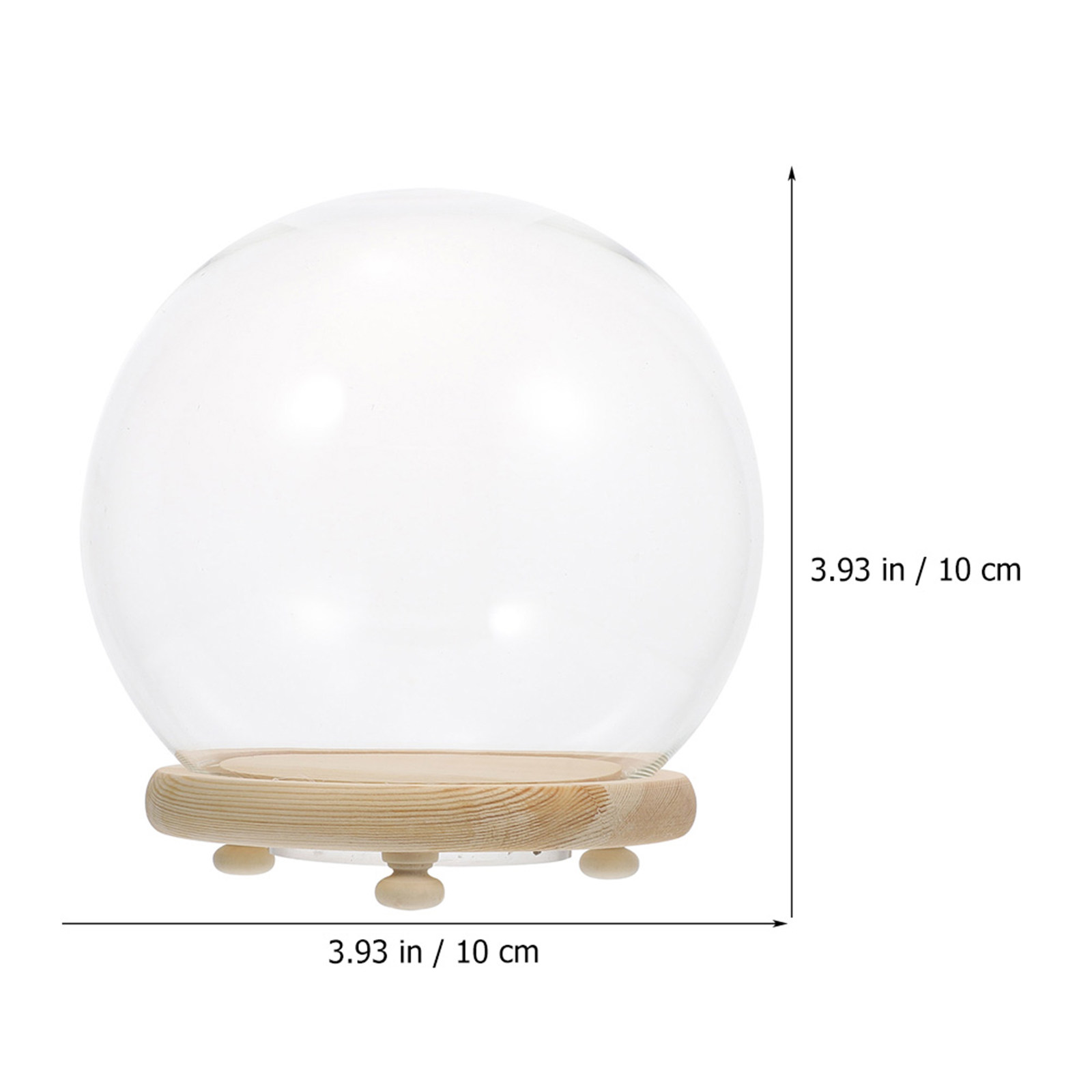 Clear Glass Dome Display Cover - Plastic Dome Clear บทวิจารณ์และราคา