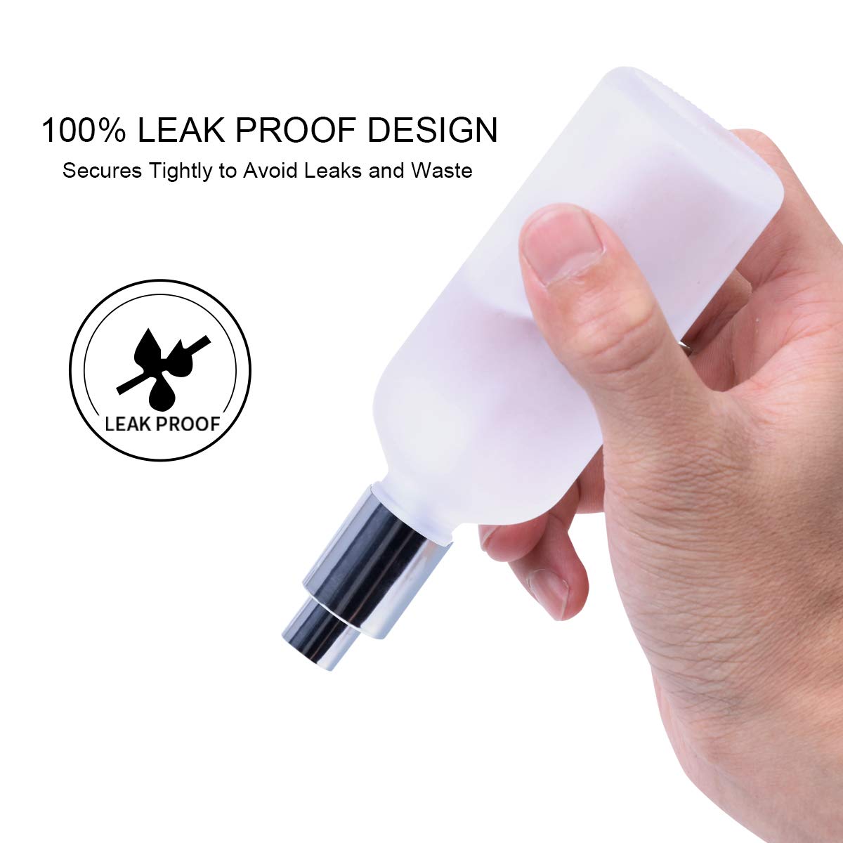 2-Pack 3.4oz Frosted Glass Spr - Misting Bottle Fine บทวิจารณ์และราคา