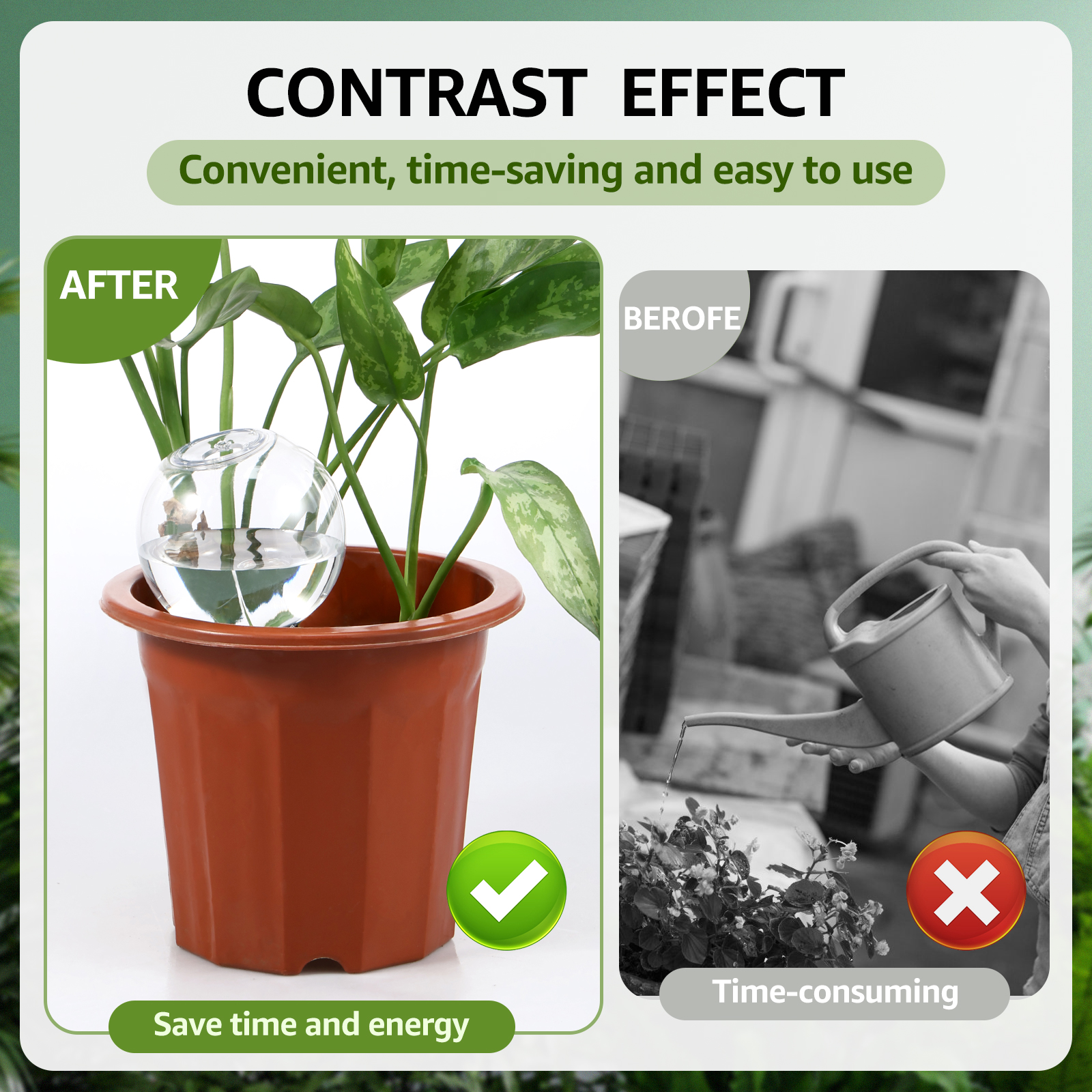 2/4Pcs 500ML Automatic Drip Ir - Self Watering Insert บทวิจารณ์และราคา