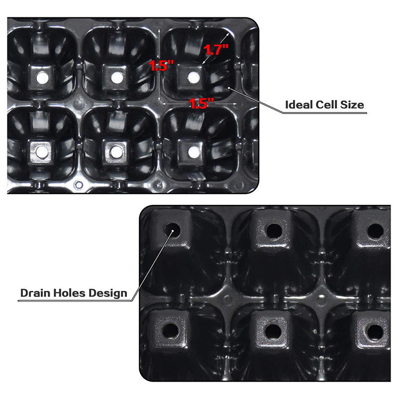 B84B-10 Pack Seed Starter Tray - Propagation Tray 72 บทวิจารณ์และราคา