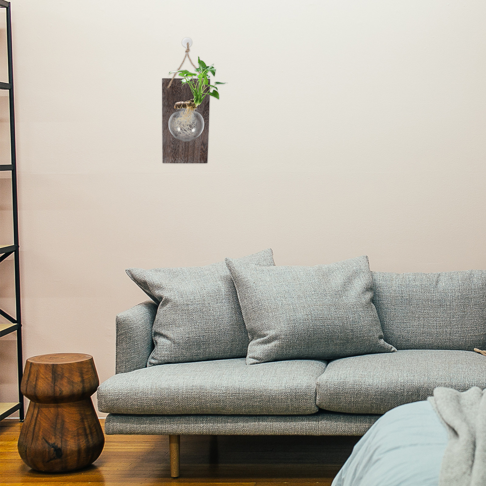 Wall Mounted Glass Vase Hangin - Propagation Station Vase บทวิจารณ์และราคา