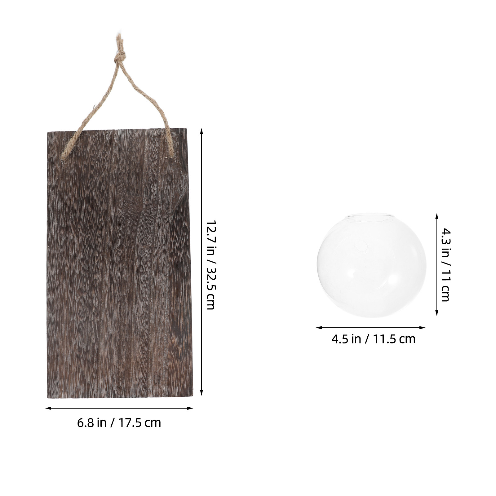 Wall Mounted Glass Vase Hangin - Propagation Station Vase บทวิจารณ์และราคา