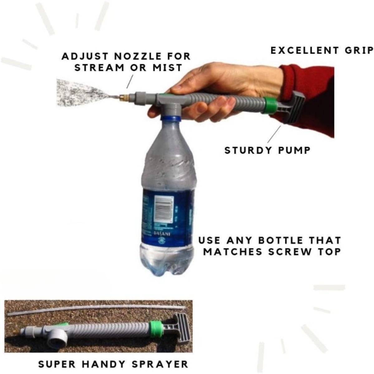 1PC Adjustable Nozzle Multi-Fu - Misting Bottle Fine บทวิจารณ์และราคา