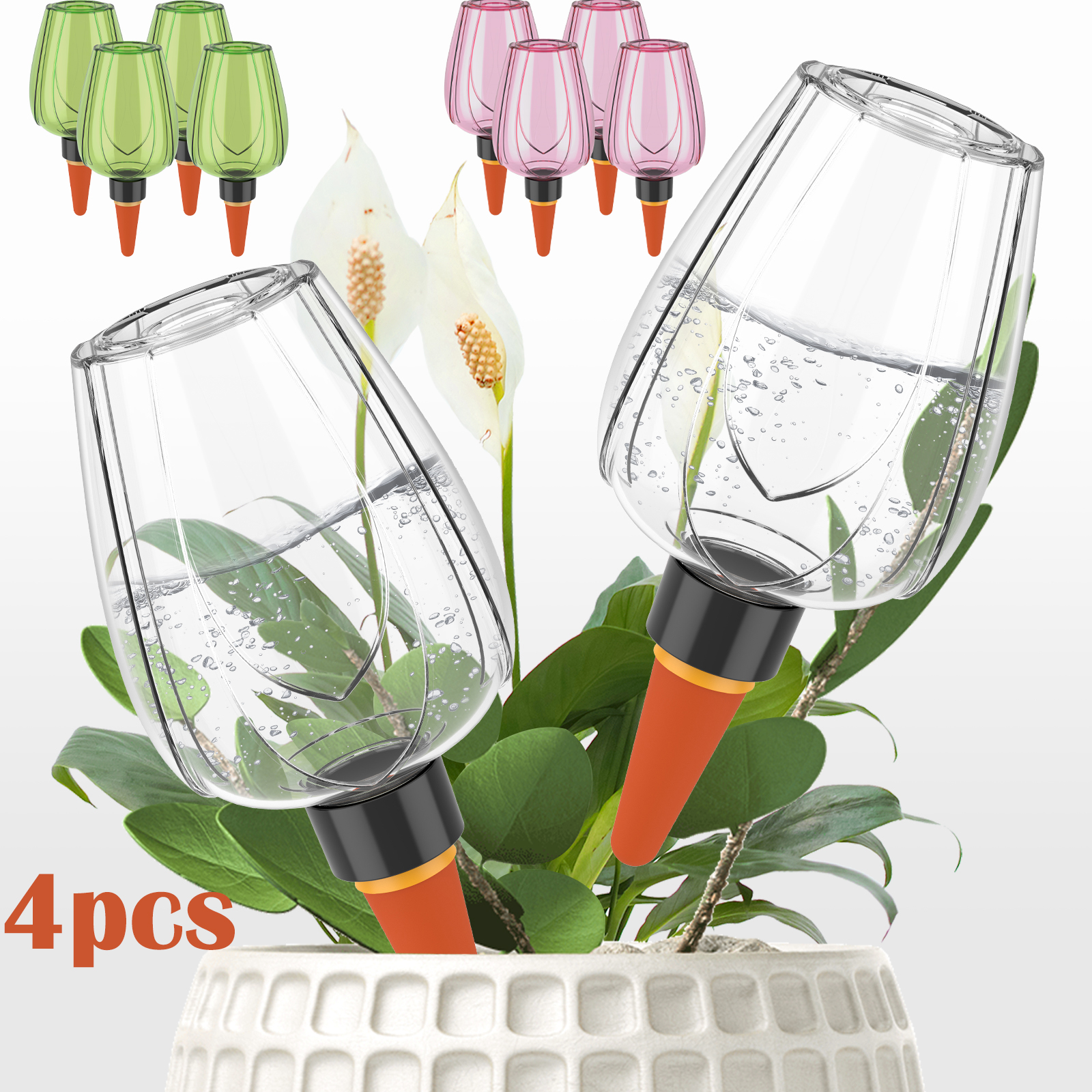 4Pcs Plant Watering Balls 350M - Self Watering Insert บทวิจารณ์และราคา
