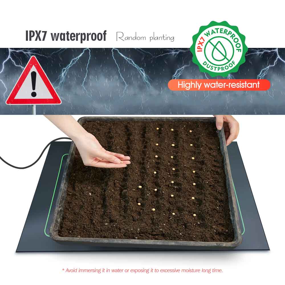 7-100W Plants Heating Pad with - Heat Mat Seedling บทวิจารณ์และราคา