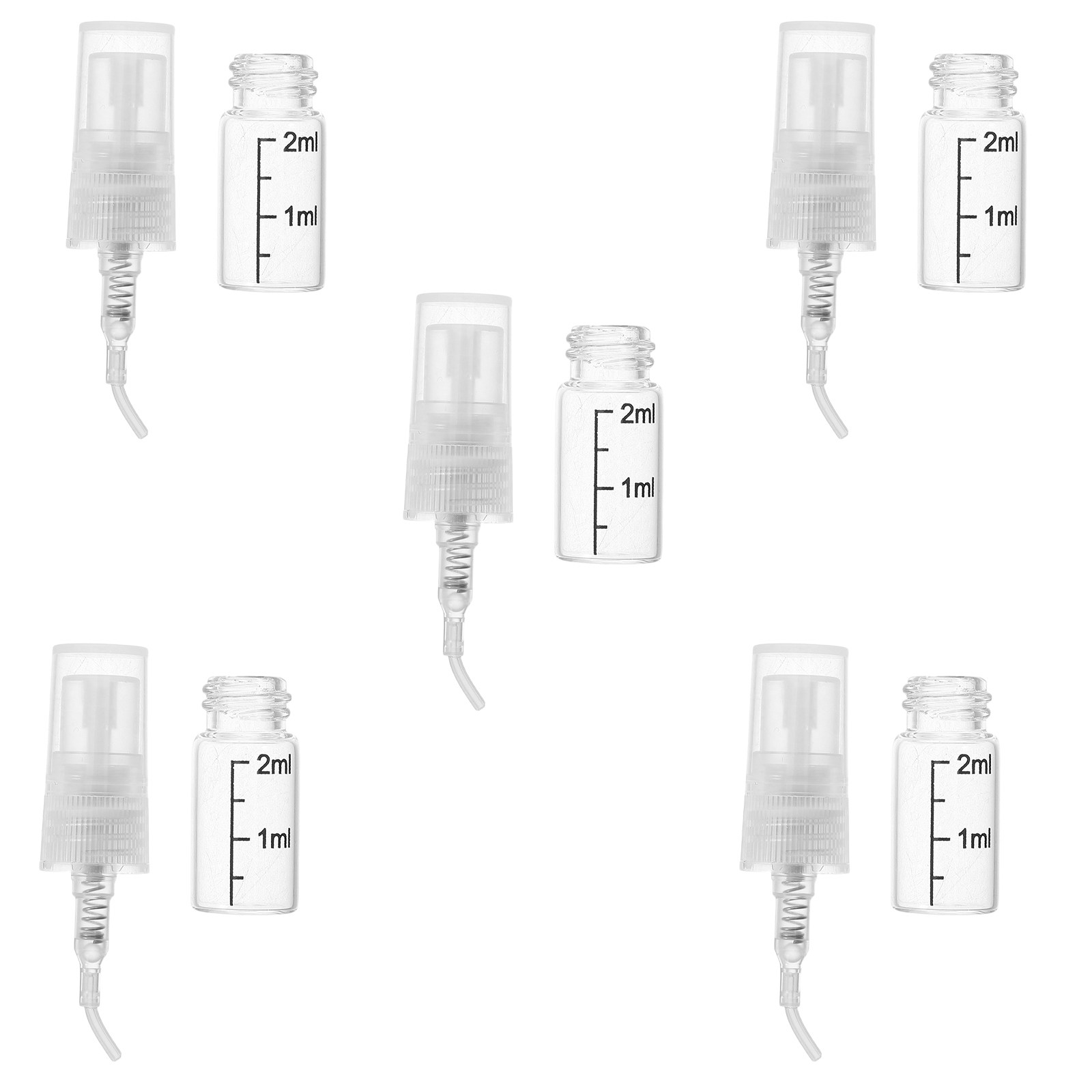 5Pcs Portable Spray Bottle Set - Misting Bottle Fine บทวิจารณ์และราคา