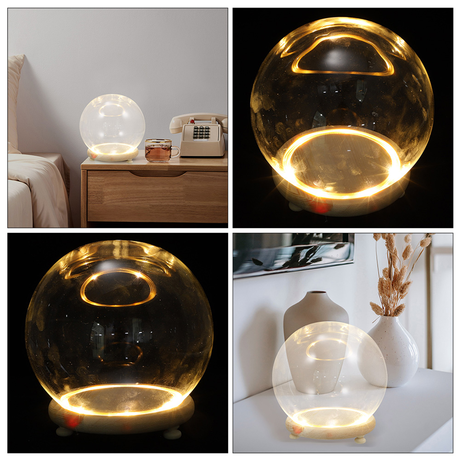 Eternal Flower Glass Cover Cle - Plastic Dome Clear บทวิจารณ์และราคา