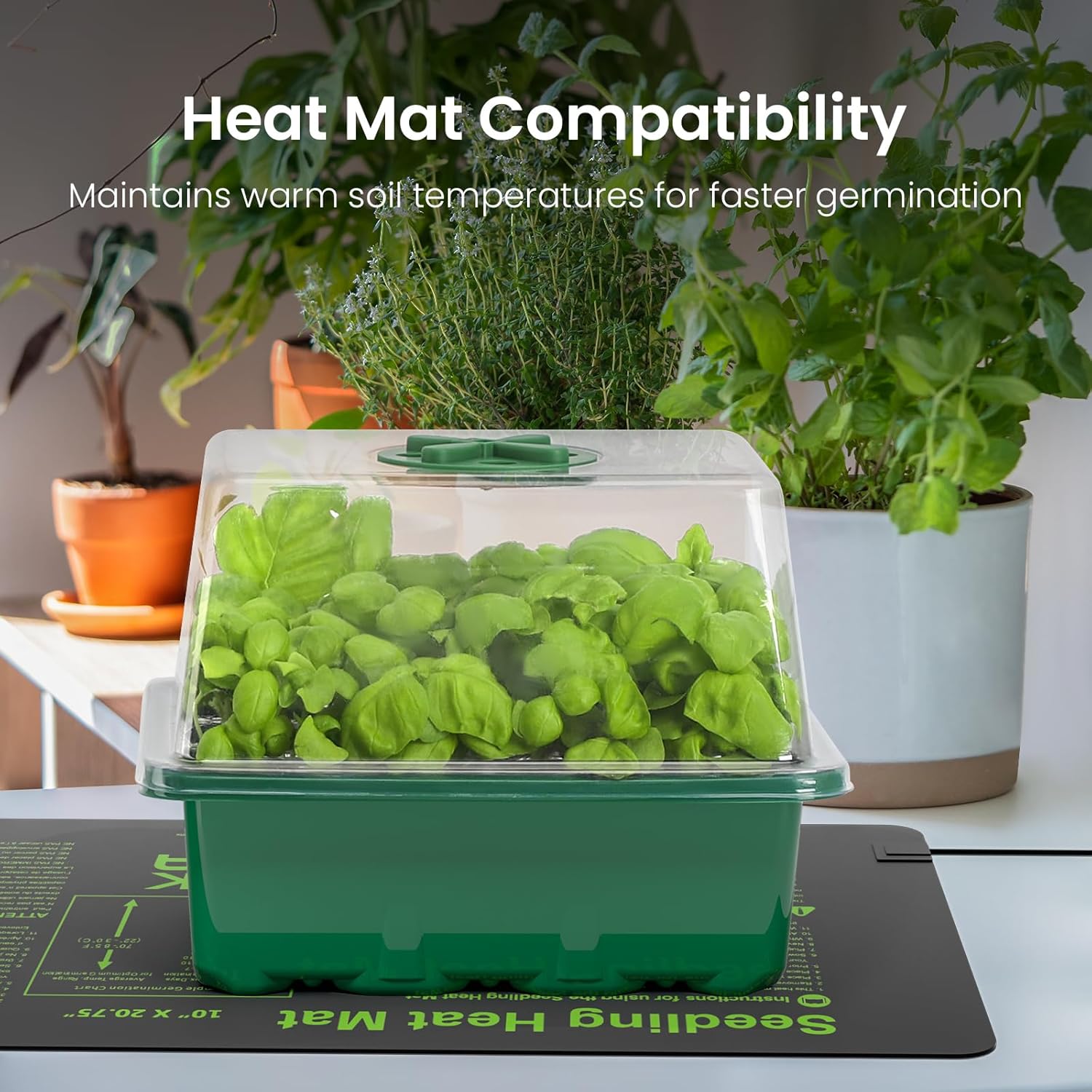 Seed Starter Kit with Grow Lig - Humidity Dome Kit บทวิจารณ์และราคา