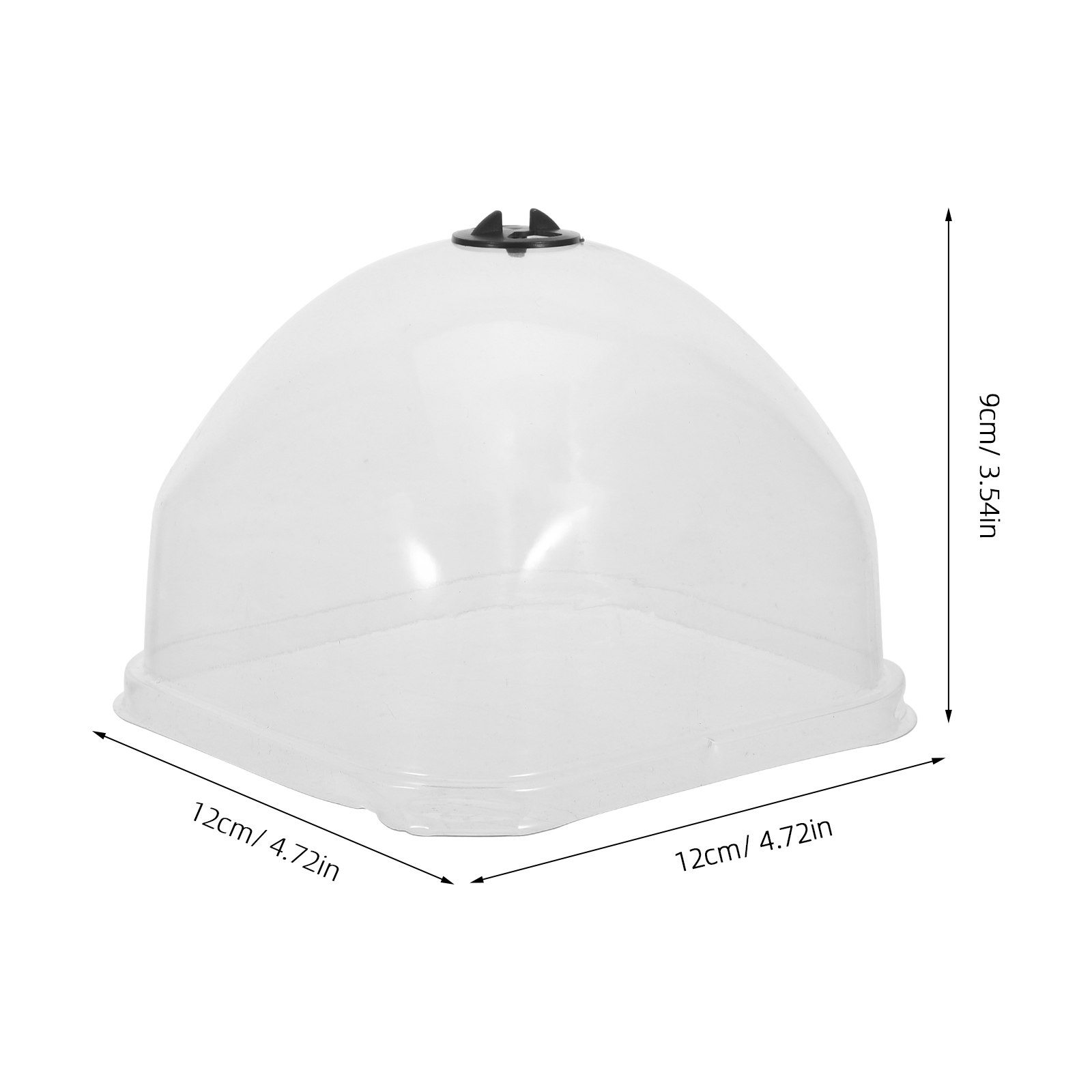 6Pcs Plant Cover Humidity Dome - Plastic Dome Clear บทวิจารณ์และราคา