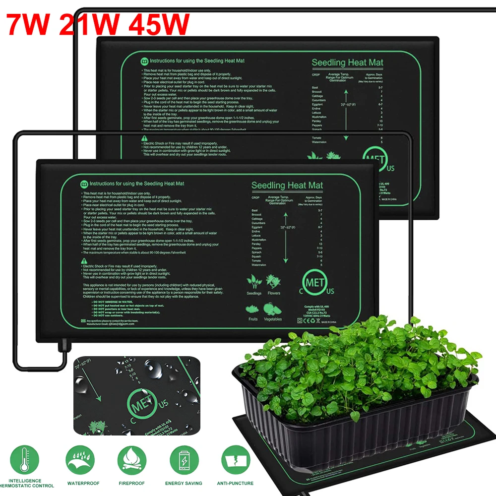 10/25/50CM Seedling Heat Mat I - Heat Mat Seedling บทวิจารณ์และราคา