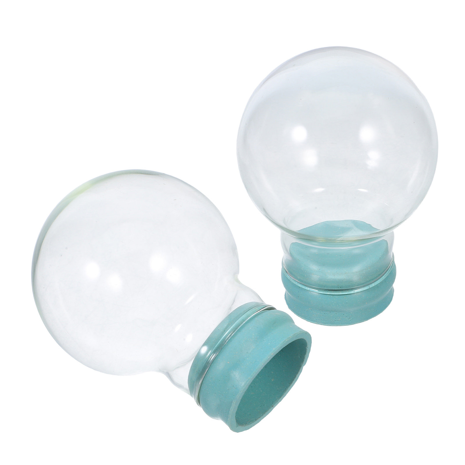 2Pcs Empty Snow Globe Jars Cle - Plastic Dome Clear บทวิจารณ์และราคา