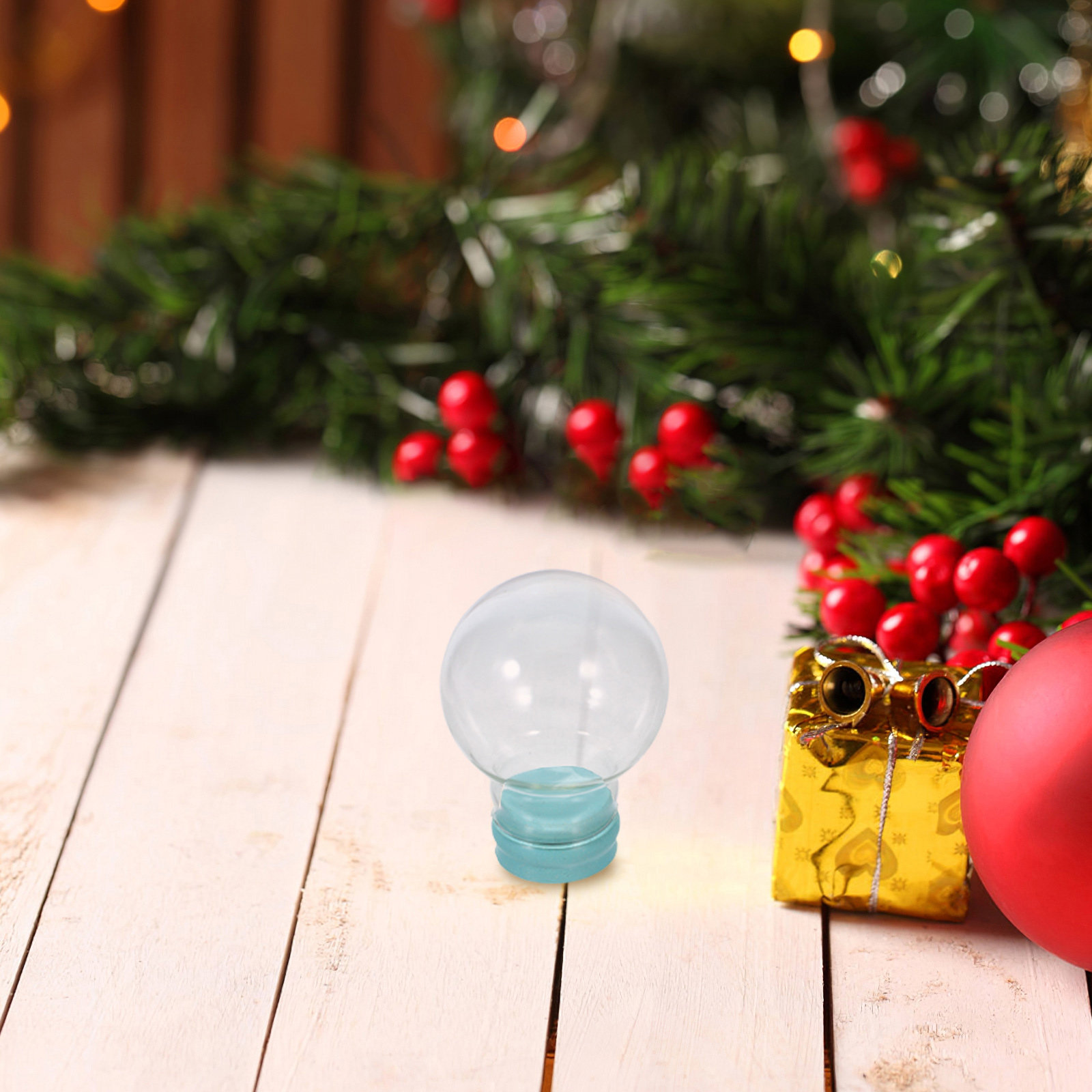 2Pcs Empty Snow Globe Jars Cle - Plastic Dome Clear บทวิจารณ์และราคา