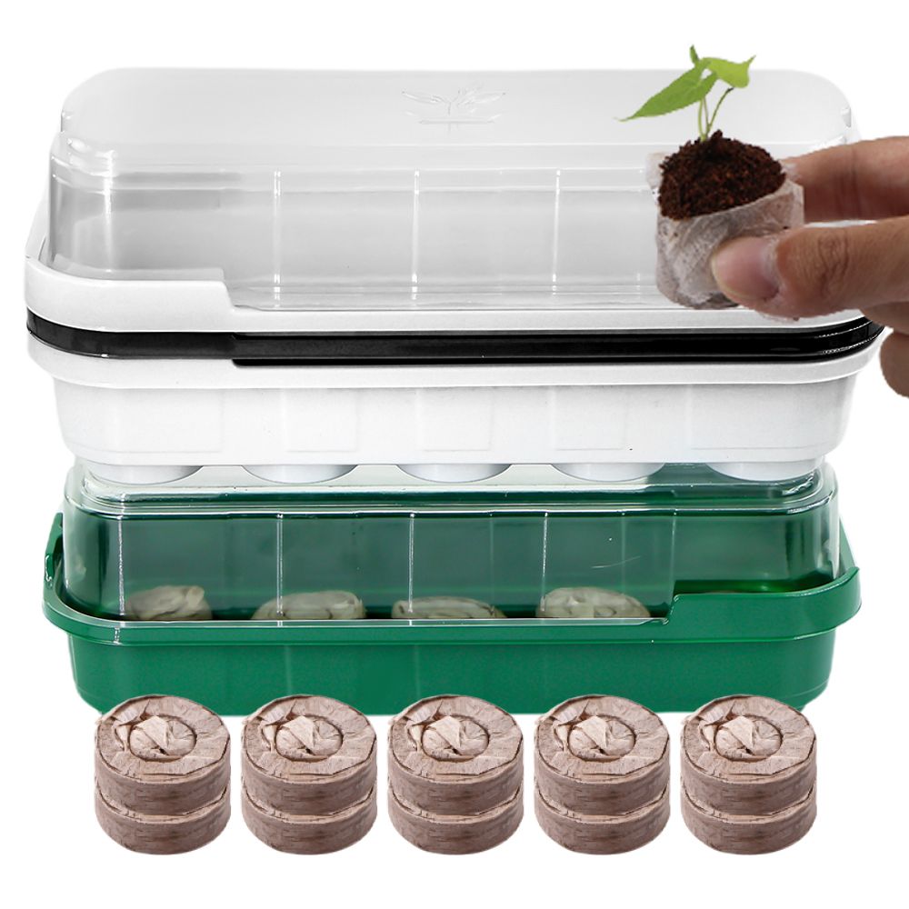 10 Cells Seedling Trays Germin - Peat Pellet Tray บทวิจารณ์และราคา