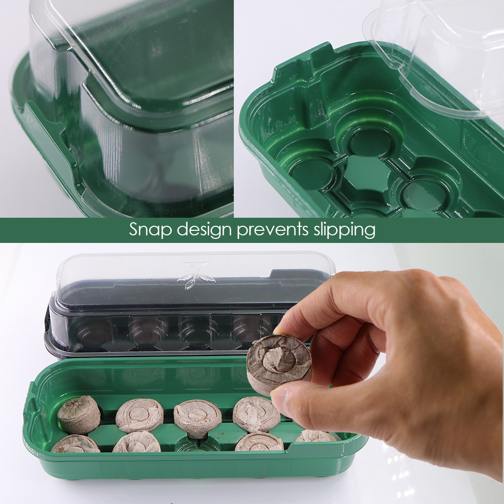 10 Cells Seedling Trays Germin - Peat Pellet Tray บทวิจารณ์และราคา