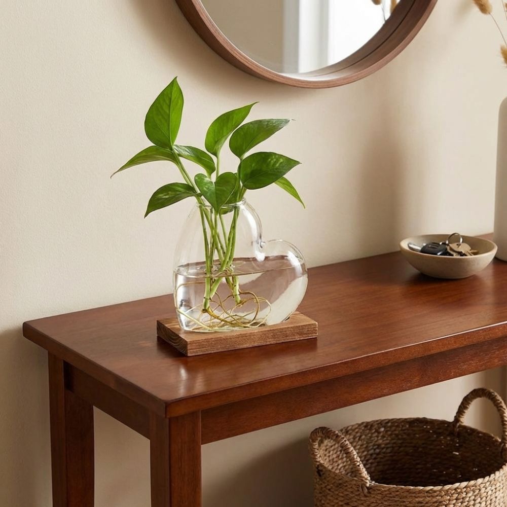 Transparent Hydroponic Glass V - Propagation Station Vase บทวิจารณ์และราคา