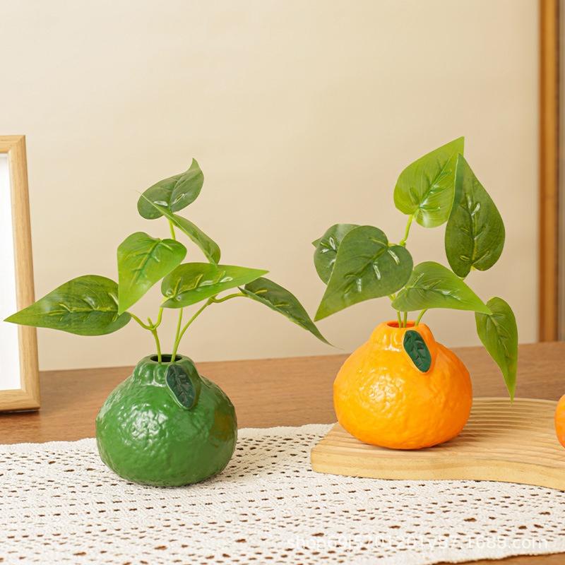 Orange Fruit Shaped Flower Vas - Propagation Station Vase บทวิจารณ์และราคา